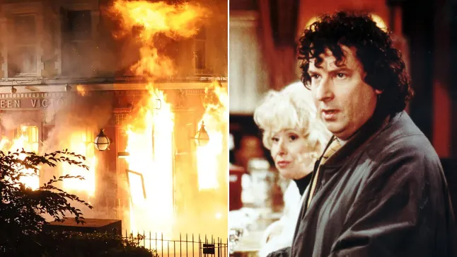 Death rocks EastEnders’ 40th anniversary as colossal explosion rips through the Queen Vic